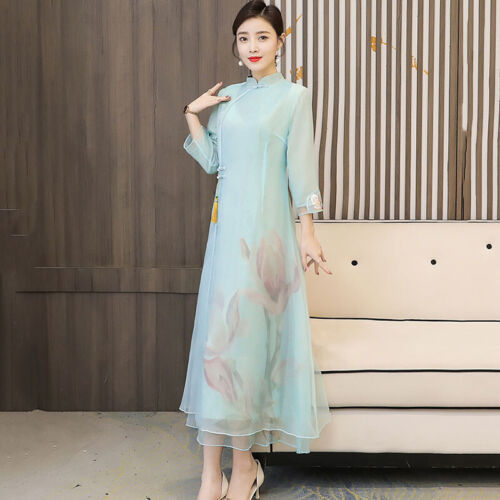Loose Retro Tang Suit Improved Cheongsam