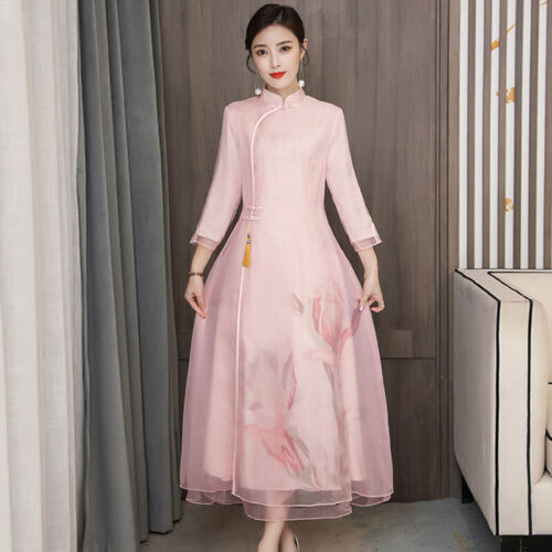 Loose Retro Tang Suit Improved Cheongsam