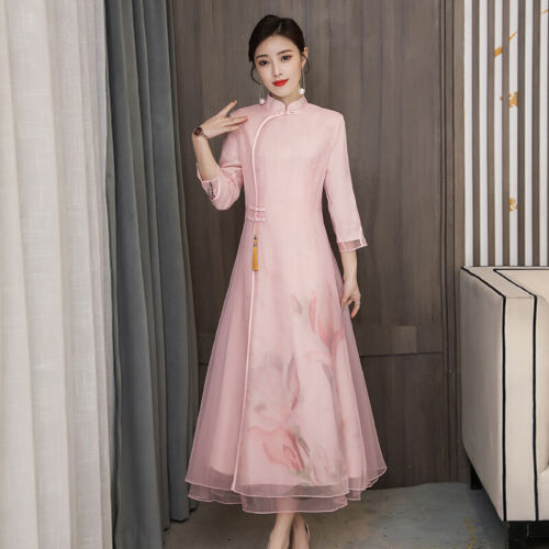 Loose Retro Tang Suit Improved Cheongsam