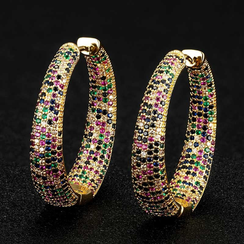 Retro Electroplating Earrings