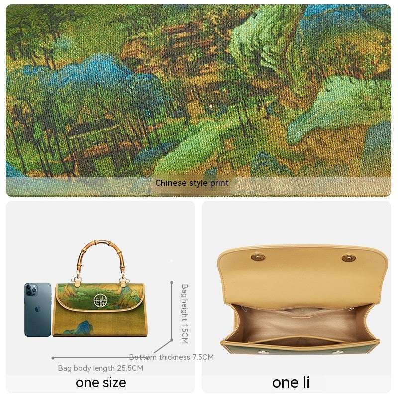 Chinese Style Bamboo Handbag