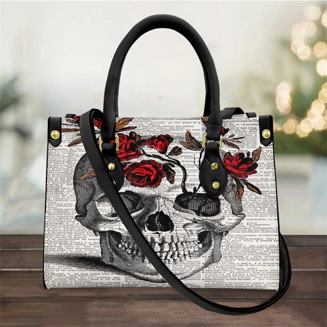 Handbag Skull Vintage Crossbody Bag
