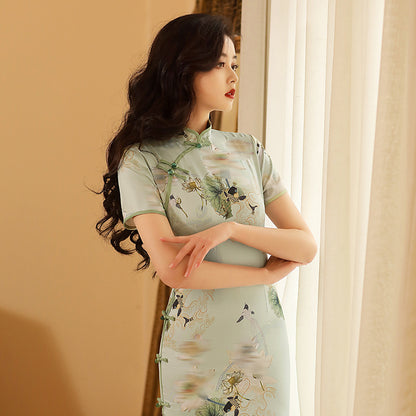 Lotus Internet Celebrity Cheongsam